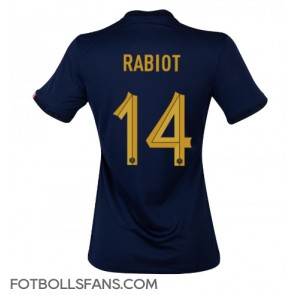 Frankrike Adrien Rabiot #14 Replika Hemmatröja Damer VM 2022 Kortärmad